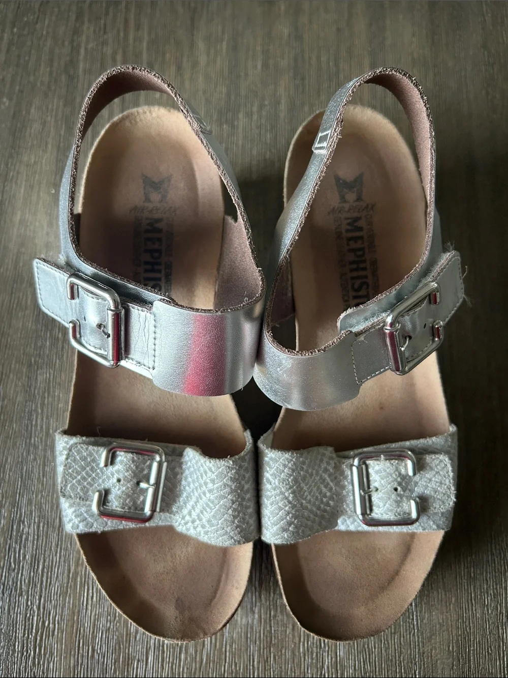 Mephisto Lissandra Slingback Nickel Star/Silver Cuba Metal